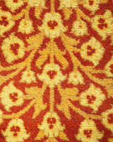 One-of-a-Kind Imported Hand-knotted Runner Rug  - Orange, 6' 1" x 14' 1" - Modern Rug Importers
