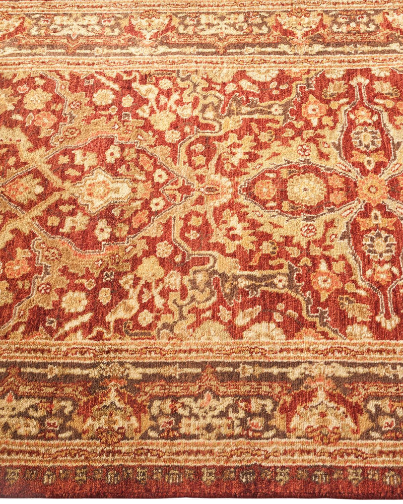 One-of-a-Kind Imported Hand-knotted Runner Rug  - Red, 2' 5" x 11' 3" - Modern Rug Importers