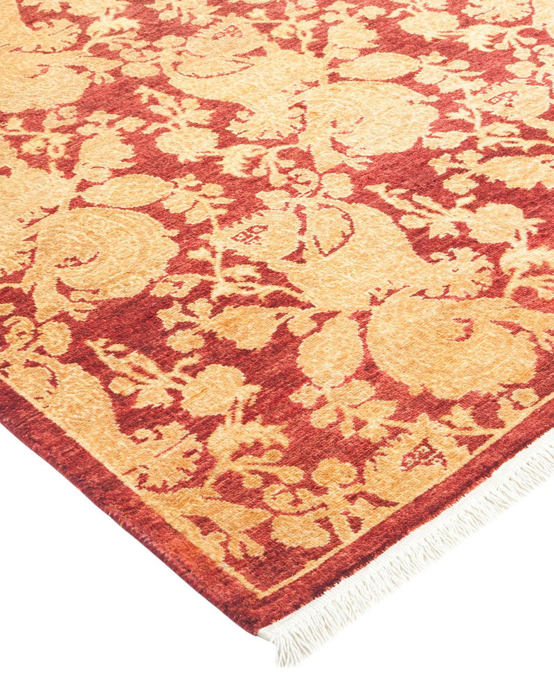 One-of-a-Kind Imported Hand-knotted Runner Rug  - Red, 2' 8" x 10' 1" - Modern Rug Importers