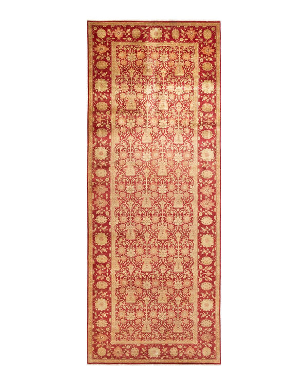 One-of-a-Kind Imported Hand-knotted Runner Rug  - Red, 6' 0" x 15' 10" - Modern Rug Importers