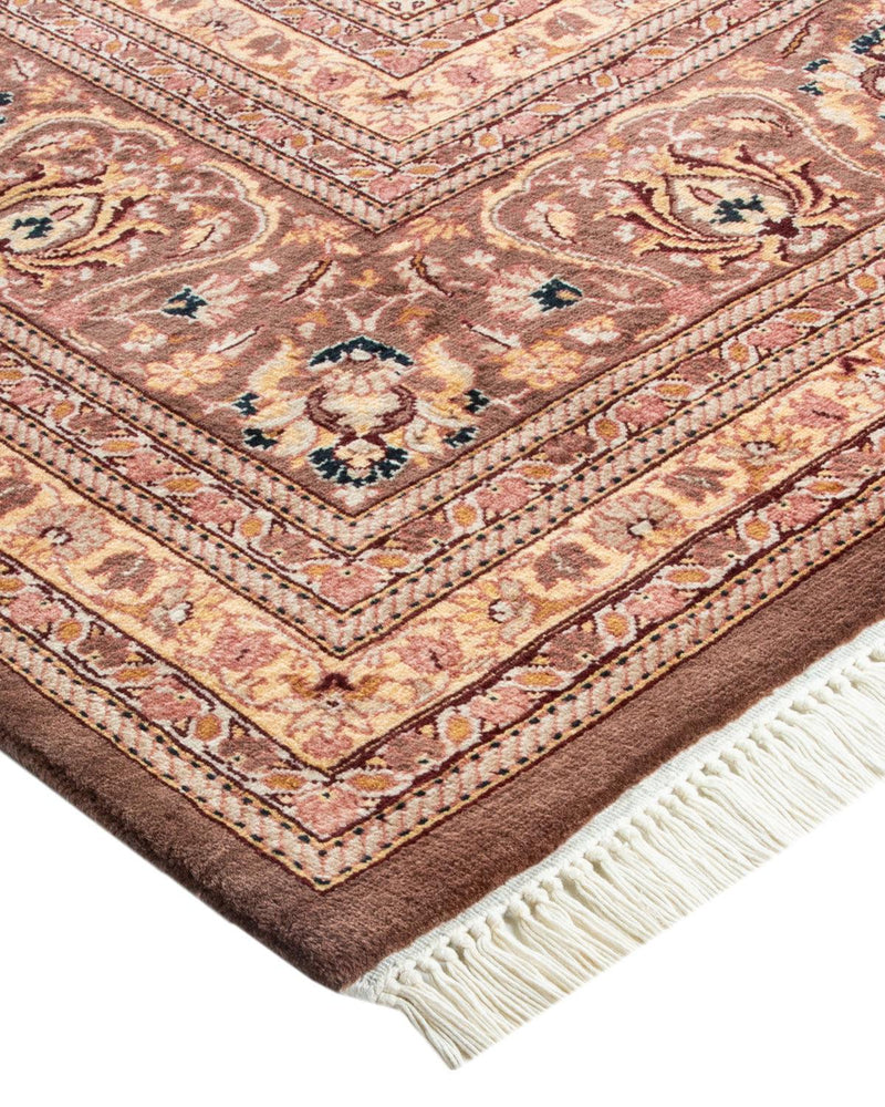 One-of-a-Kind Imported Handmade Area Rug  - Brown, 6' 3" x 9' 2" - Modern Rug Importers