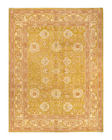One-of-a-Kind Imported Handmade Area Rug  - Green,  9' 2" x 12' 0" - Modern Rug Importers