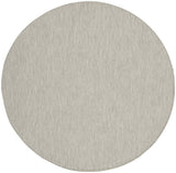 Nourison Positano POS01 Light Grey Modern Indoor/Outdoor Rug