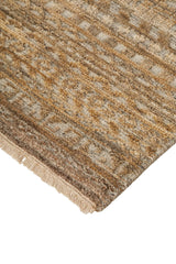 Payton Abstract Tribal Rug, Golden Brown/Gray, 5ft-6in x 8ft-6in Area Rug - Modern Rug Importers