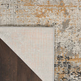 Nourison Rustic Textures RUS13 Grey/Blue Painterly Indoor Rug