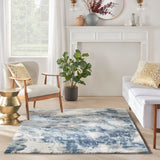 Kathy Ireland American Manor AMR03 Blue/Ivory Modern & Contemporary Indoor Rug