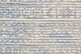 Reagan Distressed Ornamental Wool Rug, Beige/Dusk Blue, 5ft x 8ft Area Rug - Modern Rug Importers