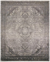 Sarrant Vintage Space-Dyed Rug, Charcoal Gray, 5ft x 7ft - 2in Area Rug - Modern Rug Importers