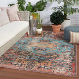 SWO01 Swoon - Vibe by Jaipur Living Presia Indoor/ Outdoor Medallion Area Rug - Modern Rug Importers