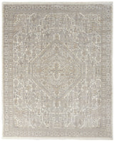 Nourison Lustrous Weave LUW02 Ivory Beige Floral Indoor Rug