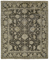 Ustad Taditional Persian Rug, Ivy Green/Sage Green, 5ft-6in x 8ft-6in Area Rug - Modern Rug Importers