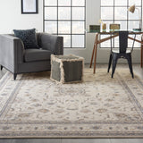 Nourison Silky Textures SLY08 Ivory/Grey Indoor Rug