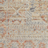 Nourison Lustrous Weave LUW02 Grey/Brick Floral Indoor Rug