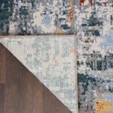 Nourison Artworks ATW03 Slate/Brick Artistic Indoor Rug