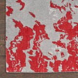 Nourison Twilight TWI21 Grey/Red Modern Indoor Rug