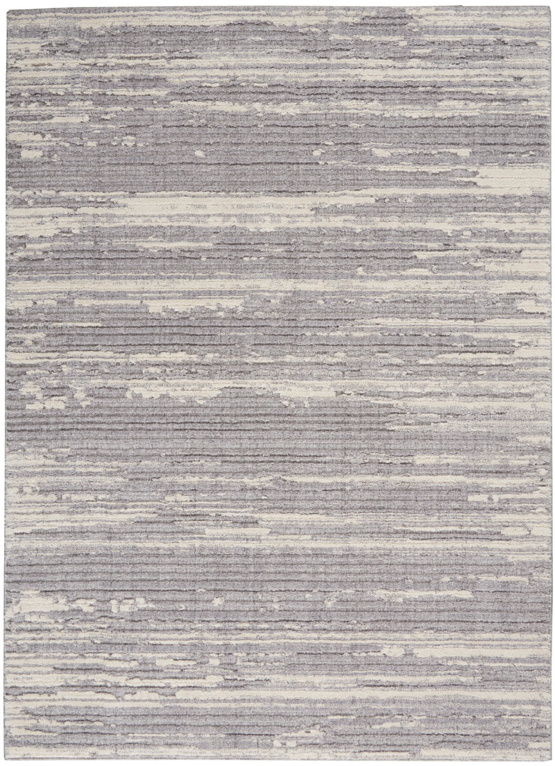 Nourison Zermatt ZER02 Grey/Ivory Contemporary Indoor Rug